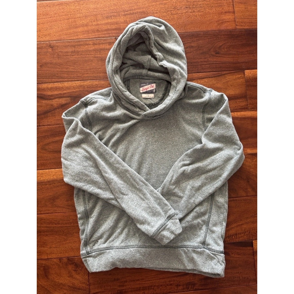 Johnnie-O Kids Hangin Out Gray Hoodie‎ Sweatshirt Size 12